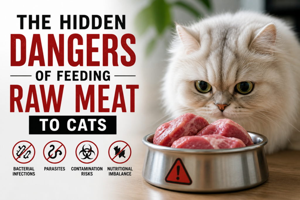 The Hidden Dangers of Feeding Raw Meat to Cats